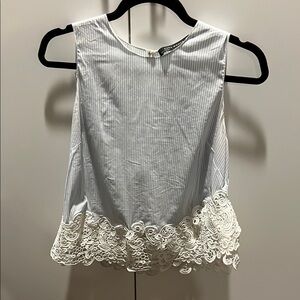 Zara lace trim tank